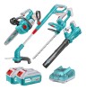 Thumbnail Combo  Inalámbrico Total 20v De Jardín: Motosierra 12'', Bordeadora, Cortacerco Y Soplador -0