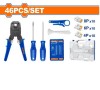 Thumbnail SET DE ALICATE CRIMPADOR CON KIT DE 46 PCS WADFOW0