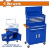 Thumbnail Carro de herramientas profesional con 6 cajones y caja de herramientas WADFOW0