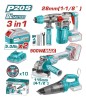 Thumbnail COMBO KIT Aspiradora 20v, Rotomartillo 28mm Y Amoladora 20v 2x5.0ah + Acc0