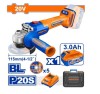 Thumbnail AMOLADORA ANGULAR INALÁMBRICA 20V WADFOW BRUSHLESS0