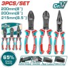 Thumbnail Set de alicates 3pcs universal corte y punta industrial total0